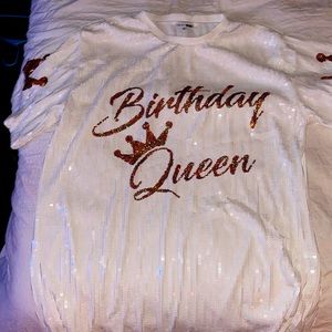 Birthday Queen Jersey Dress